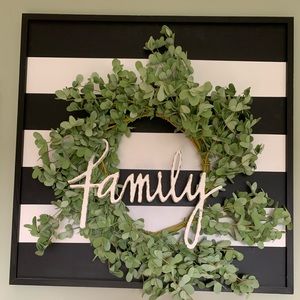 Farmhouse Family Wreath/Wall Hanging